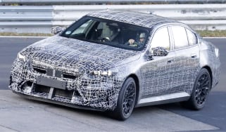 BMW M5 Hybrid Nurburgring testing - front/left side